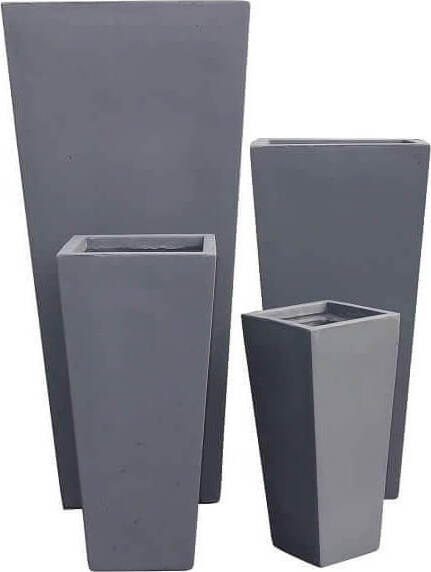 set-di-4-vasi-da-giardino-Grigio-Milani-Home