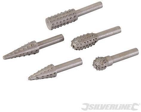 Set di 5 frese a raspa per l'utilizzo con trapani elettrici Silverline offerta