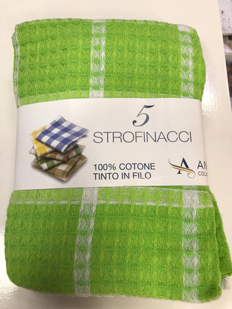 Set di 5 Strofinacci da Cucina Angel's Cotone