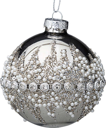 Set di 6 palline Radiant di Natale decorazione per albero natalizio color argento da Ø8 cm Casa e cucina/Decorazioni per interni/Addobbi e decorazioni per ricorrenze/Decorazioni natalizie/Addobbi e decorazioni/Palle e palline MagiediNatale.it - Altamura, Commerciovirtuoso.it