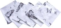 Set Di 6 Tovaglioli Da Tavola In Stoffa 45 X 45 Cm 100% Cotone Stampa Digitale Dai Colori Vivi Ed Intensi Lavabili In Lavatrice Made In Italy Farfalle Bianco Nero Casa e cucina/Tessili per la casa/Tessili da cucina/Tovaglioli Novilunio - Sesto San Giovanni, Commerciovirtuoso.it
