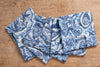 Set Di 6 Tovaglioli Da Tavola In Stoffa 45 X 45 Cm 100% Cotone Stampa Digitale Dai Colori Vivi Ed Intensi Lavabili In Lavatrice Made In Italy Paisley Blu Casa e cucina/Tessili per la casa/Tessili da cucina/Tovaglioli Novilunio - Sesto San Giovanni, Commerciovirtuoso.it