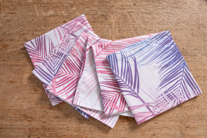 Set Di 6 Tovaglioli Da Tavola In Stoffa 45 X 45 Cm 100% Cotone Stampa Digitale Dai Colori Vivi Ed Intensi Lavabili In Lavatrice Made In Italy Felci Multicolor Casa e cucina/Tessili per la casa/Tessili da cucina/Tovaglioli Novilunio - Sesto San Giovanni, Commerciovirtuoso.it