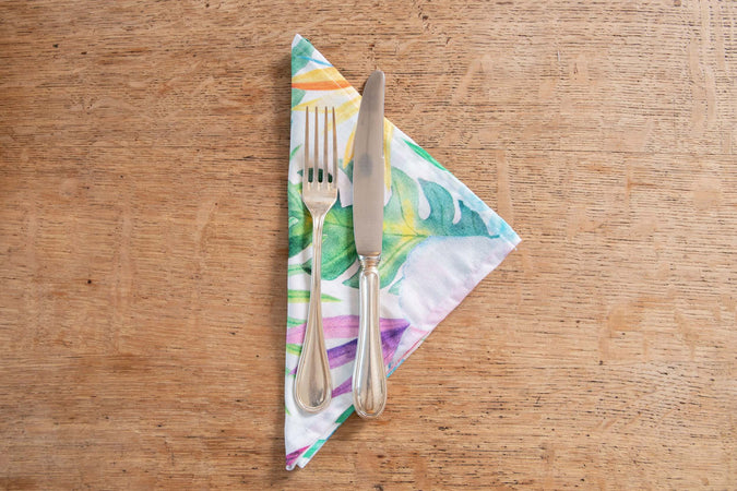 Set Di 6 Tovaglioli Da Tavola In Stoffa 45 X 45 Cm 100% Cotone Stampa Digitale Dai Colori Vivi Ed Intensi Lavabili In Lavatrice Made In Italy Melania Casa e cucina/Tessili per la casa/Tessili da cucina/Tovaglioli Novilunio - Sesto San Giovanni, Commerciovirtuoso.it