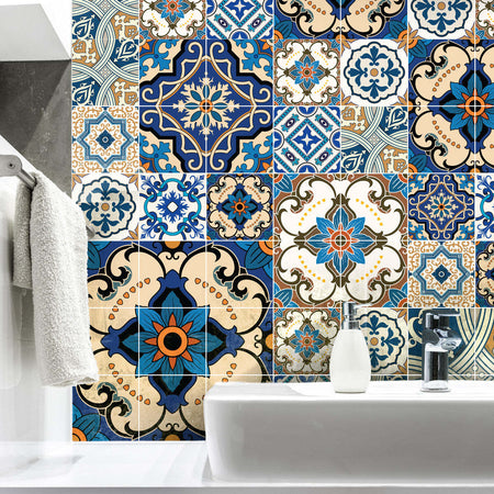 Set di 60 adesivi murali Mosaico Toundra col-RV-0534 10×10 cm Ambiance Casa e cucina/Decorazioni per interni/Accessori decorativi/Sticker decorativi/Adesivi e murali da parete/Adesivi da parete Scontolo.net - Potenza, Commerciovirtuoso.it