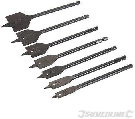 Set di 7 mecchie per idraulica e Falegnameria da 10 a 40mm fai da te silverline