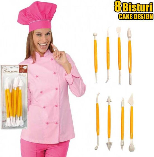 Set-di-8-Attrezzi-Bisturi-Per-Modeling-Cake-Design-Torta-Dolce-Pasta-Di-Zucchero