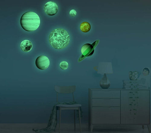 Set di 9 adesivi luminosi Ambiance Solar System Casa e cucina/Decorazioni per interni/Accessori decorativi/Sticker decorativi/Adesivi e murali da parete/Adesivi da parete Scontolo.net - Potenza, Commerciovirtuoso.it