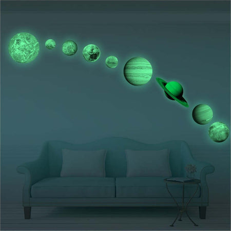 Set di 9 adesivi luminosi Ambiance Solar System Casa e cucina/Decorazioni per interni/Accessori decorativi/Sticker decorativi/Adesivi e murali da parete/Adesivi da parete Scontolo.net - Potenza, Commerciovirtuoso.it