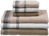 Set di asciugamani fiamma Vingi 3+3 con cofanetto spugna 100% cotone