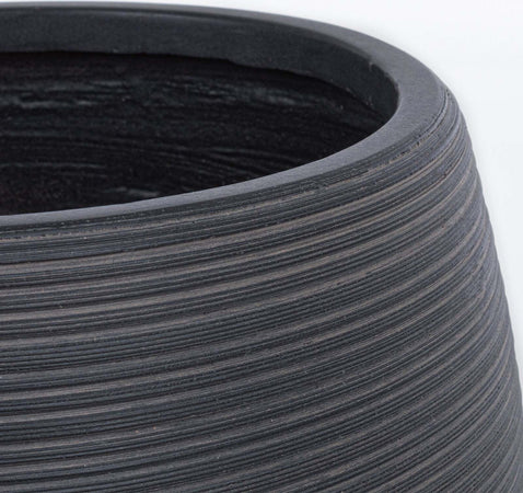 Set Di Balconiere Vasi Da Giardino Balcone Esterno per Piante Antracite Stripes Giardino e giardinaggio/Attrezzi da giardino e attrezzature per l'irrigazione/Vasi e accessori per piante/Balconiere Decor Space - Altamura, Commerciovirtuoso.it