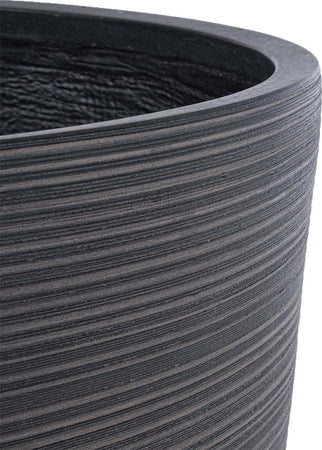 Set Di Balconiere Vasi Da Giardino Balcone Esterno per Piante Antracite Stripes Giardino e giardinaggio/Attrezzi da giardino e attrezzature per l'irrigazione/Vasi e accessori per piante/Balconiere Decor Space - Altamura, Commerciovirtuoso.it