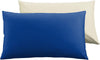 Set Di Federe Bicolor Bifaccia Doubleface in Cotone Naturale Blu Bluette Copricuscino Guanciale Letto 50x80 Cm Made in Italy Casa e cucina/Tessili per la casa/Biancheria da letto/Lenzuola e federe/Federe Novilunio - Sesto San Giovanni, Commerciovirtuoso.it