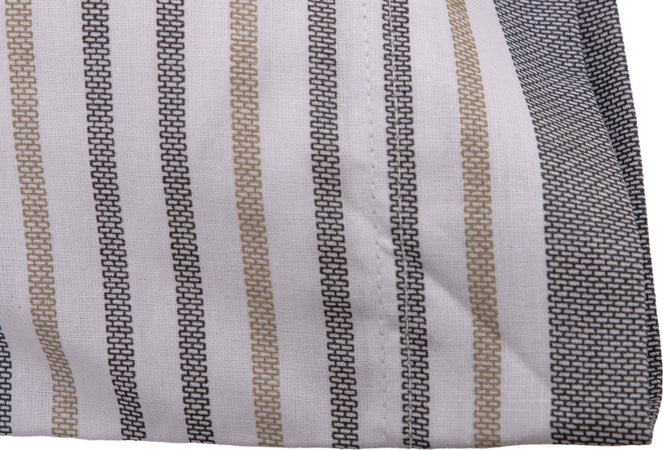 Set Di Lenzuola E Federe Completo Letto in Stampa Fantasia a Righe Grigio 100% Cotone Made in Italy Casa e cucina/Tessili per la casa/Biancheria da letto/Lenzuola e federe/Set di lenzuola e federe Smartdecohome - Sesto San Giovanni, Commerciovirtuoso.it