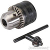 Set di mandrino corpo in metallo per trapani Silverline 2 pezzi con chiave a T