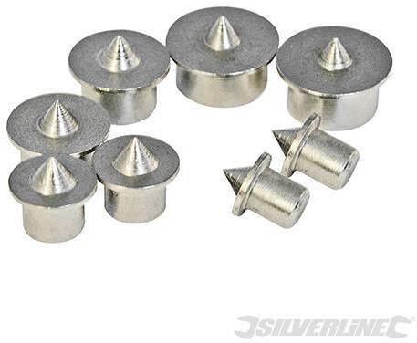 Set di perni con punta centrata per l'allineamento di fori falegnameria silverline