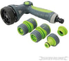 Set di pistola a spray per giardinaggio ergonomica e regolabile professionale Silverline