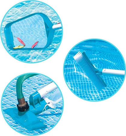 Set Di Pulizia Basic Per Piscina Retina Spazzola Testa Aspiratrice Vacuum 29056 Giardino e giardinaggio/Piscine vasche idromassaggio e accessori/Filtri pompe e accessori/Filtri Trade Shop italia - Napoli, Commerciovirtuoso.it