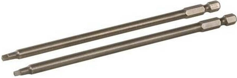 Set di punte per cacciavite a codolo quadrato 152 mm, 2 p.zi