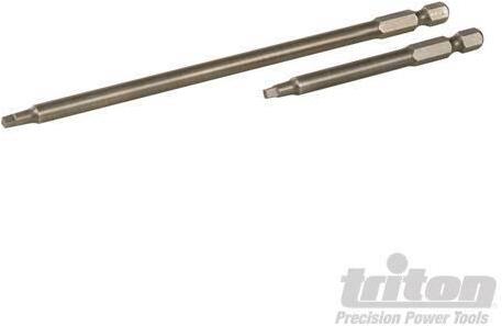 Set di punte per Trapano a codolo quadrato 76 mm e 152 mm, 2 pezzi Triton