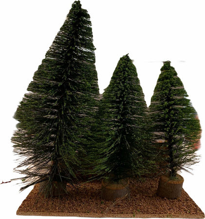 Set di tre alberi per presepe natalizio con base in legno e muschio Casa e cucina/Decorazioni per interni/Addobbi e decorazioni per ricorrenze/Decorazioni natalizie/Presepi/Statuine e fondali per il presepe MagiediNatale.it - Altamura, Commerciovirtuoso.it