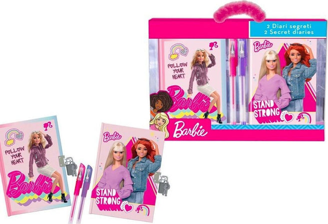 Set Diari Segreti Barbie Con Lucchetto E Chiavi Penne Gel Glitterate Colorate Cancelleria e prodotti per ufficio/Scuola e materiale didattico/Materiale scolastico/Diari quaderni e block notes Trade Shop italia - Napoli, Commerciovirtuoso.it