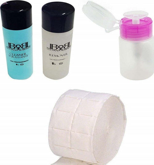 SET DISPENSER+ROTOLO 250 SALVIETTE CELLULOSA+REMOVER+CLEANER SGRASSANTE NAIL ART Bellezza/Manicure e pedicure/Decorazioni per unghie/Solventi per smalto Trade Shop italia - Napoli, Commerciovirtuoso.it
