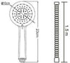 Set Doccetta Soffione Doccia Con Tubo Flessibile 1.5 Metri Staffa Bagno Tx-9218 Fai da te/Attrezzature per cucine e bagni/Attrezzature per bagni/Docce e componenti doccia/Filtri supporti e soffioni doccia/Docce fisse Trade Shop italia - Napoli, Commerciovirtuoso.it