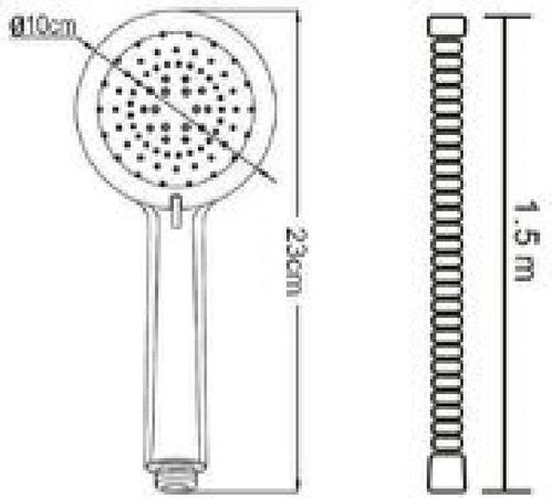 Set Doccetta Soffione Doccia Con Tubo Flessibile 1.5 Metri Staffa Bagno Tx-9218 Fai da te/Attrezzature per cucine e bagni/Attrezzature per bagni/Docce e componenti doccia/Filtri supporti e soffioni doccia/Docce fisse Trade Shop italia - Napoli, Commerciovirtuoso.it