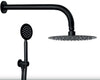 Set doccia completo moderno nero opaco