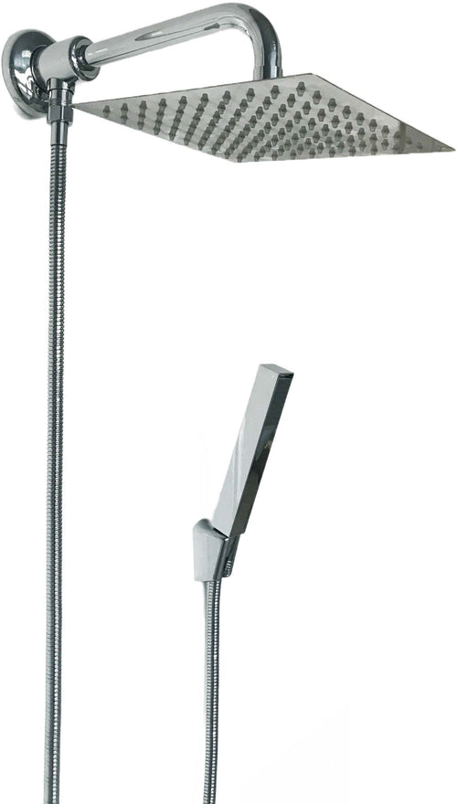 Set doccia con deviatore a pressione, braccio cm 40