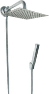Set doccia con deviatore a pressione, braccio cm 40