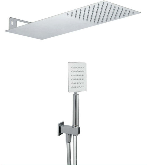 Set doccia quadrato moderno completo