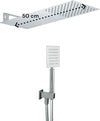 Set doccia quadrato moderno completo