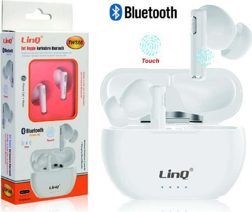 Set Doppio Auricolare In-ear Bluetooth Wireless 10 M Con Comandi Touch Led Tws66 Elettronica/Cuffie auricolari e accessori/Cuffie/Cuffie In-Ear Trade Shop italia - Napoli, Commerciovirtuoso.it