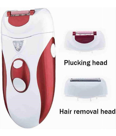 Set Epilatore Rasoio Ricaricabile Donna 2in1 Dispositivo Elettrico Corpo Gm-2118