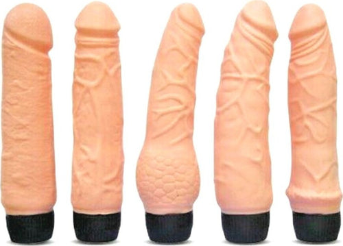 Set Falli Realistici Vibranti in Confezione Da 5 Pz Bedside Companions Salute e cura della persona/Erotismo e contraccezione/Sex toys/Dildo/Dildo realistici Kondorama - Martinsicuro, Commerciovirtuoso.it