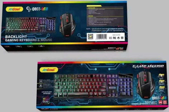 Set Gioco Con Tastiera Led Mouse Cablato Usb Retroilluminata Multicolore Q803-rgb Elettronica/Informatica/Accessori/Tastiere Mouse e periferiche di input/Set tastiera e Mouse Trade Shop italia - Napoli, Commerciovirtuoso.it