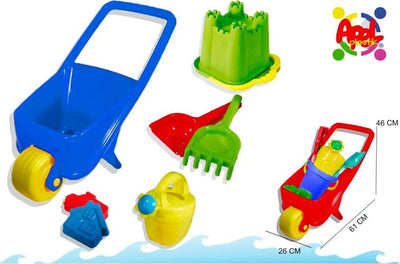 Set Gioco Da Spiaggia Con Carriola Secchiello Palette Innaffiatoio Giochi Bimbi Giochi e giocattoli/Sport e giochi all'aperto/Sabbiere e giocattoli da spiaggia/Giocattoli per sabbia e spiaggia Trade Shop italia - Napoli, Commerciovirtuoso.it
