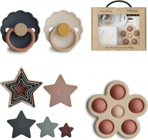 Set Gioco Mushie Star Rosa Prima infanzia/Igiene e benessere/Bagnetto/Giochi per il bagnetto La Casa Del Bebè - Napoli, Commerciovirtuoso.it