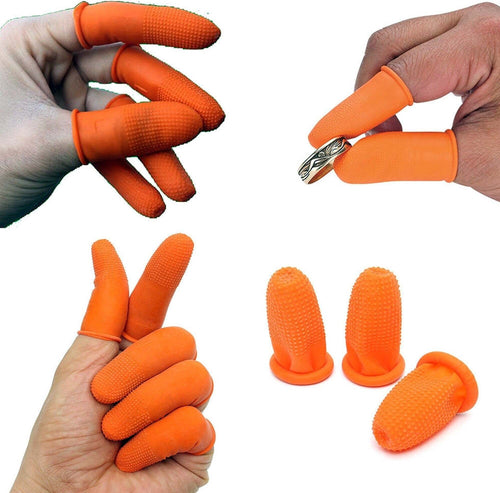 12 GUANTI PER DITA IN GOMMA CON PARTICELLE ANTISCIVOLO GIARDINAGGIO ELETTRONICA Fai da te/Sicurezza e protezione/Attrezzature per sicurezza sul lavoro/Guanti/Guanti da lavoro Trade Shop italia - Napoli, Commerciovirtuoso.it
