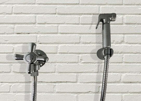 Set idroscopino doccetta bidet vintage epoca flessibile 120 cm