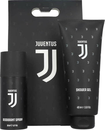 Set-Juventus-Prodotto-Ufficiale-(gel-Doccia-400ml+deo-Spray150ml)-Regalo-Uomo-Juventus-Kit-Deodorante-Spray-+-Shower-Gel