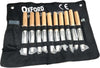 Set-Kit-13-Sgorbie-Scalpelli-Scalpello-Per-Legno-Da-Falegname-Con-Astuccio