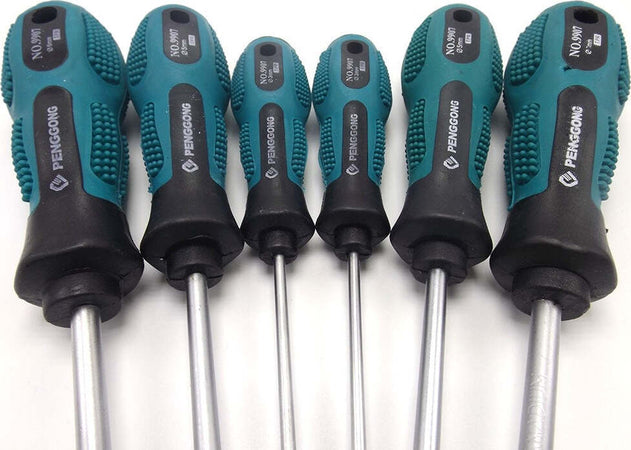 SET KIT 7 CACCIAVITI CACCIAVITE CON MANICO ERGONOMICO PUNTA A STELLA A TAGLIO Fai da te/Utensili elettrici e a mano/Utensili a mano/Cacciaviti/Set cacciaviti Trade Shop italia - Napoli, Commerciovirtuoso.it