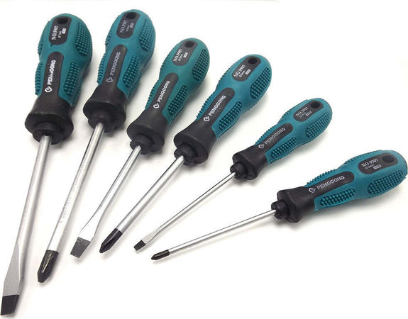 SET KIT 7 CACCIAVITI CACCIAVITE CON MANICO ERGONOMICO PUNTA A STELLA A TAGLIO Fai da te/Utensili elettrici e a mano/Utensili a mano/Cacciaviti/Set cacciaviti Trade Shop italia - Napoli, Commerciovirtuoso.it