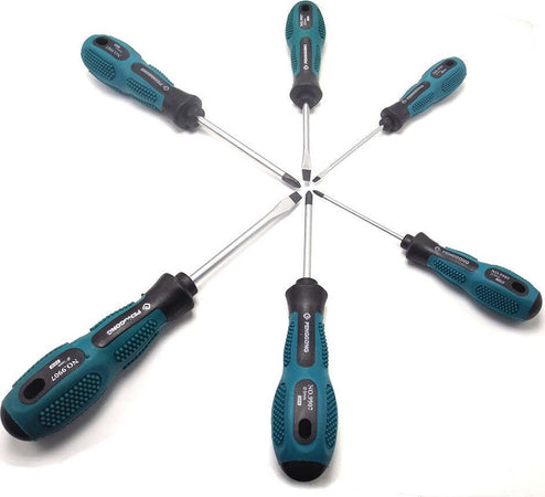 SET KIT 7 CACCIAVITI CACCIAVITE CON MANICO ERGONOMICO PUNTA A STELLA A TAGLIO Fai da te/Utensili elettrici e a mano/Utensili a mano/Cacciaviti/Set cacciaviti Trade Shop italia - Napoli, Commerciovirtuoso.it