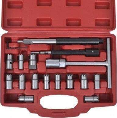 SET KIT ALESATORI PER LA PULIZIA INIETTORE INIETTORI AUTO MOTORE DIESEL 17 PZ Auto e Moto/Parti per auto/Motore e componenti motore/Alimentazione carburante e trattamenti/Iniezione carburante/Kit revisione iniettori carburanti Trade Shop italia - Napoli, Commerciovirtuoso.it