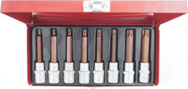 Set Kit Bussole Torx Lunghe Maschi 8 Pz Cromo Vanadium T20,30,40,45,50,55,60,70 Fai da te/Utensili elettrici e a mano/Utensili a mano/Bussole e set di bussole/Corredi di bussole/Standard Trade Shop italia - Napoli, Commerciovirtuoso.it