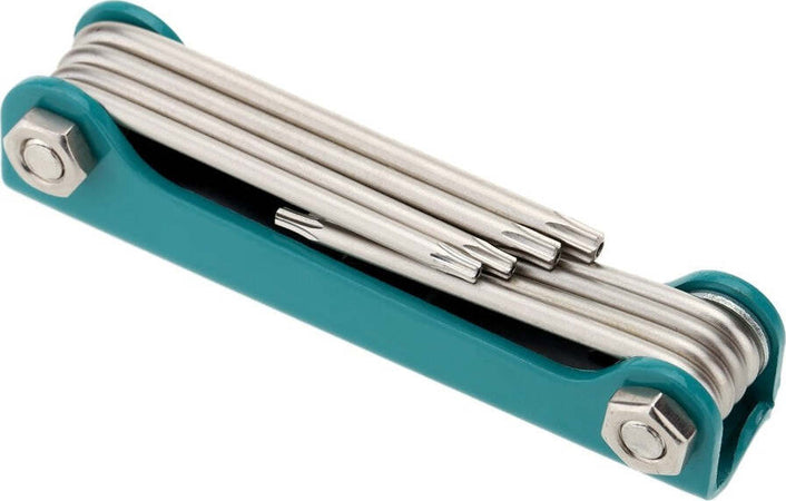 SET KIT CHIAVINI TORX 8IN1FORATI TASCABILI PIEGHEVOLE T 10 15 20 25 27 30 40 45 Fai da te/Utensili elettrici e a mano/Utensili a mano/Cacciaviti/Set cacciaviti Trade Shop italia - Napoli, Commerciovirtuoso.it